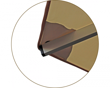 Зонт круглый (d=3 м, 8 спиц) алюминиевый, с воланом